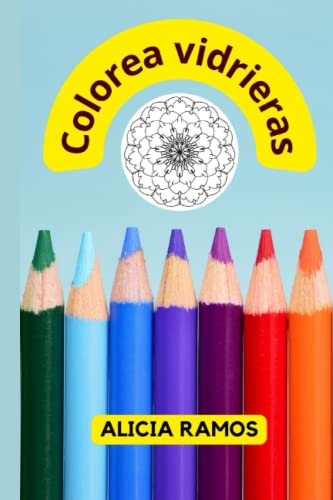 Colorea vidrieras. 102 figuras para colorear.: Libro de colorear