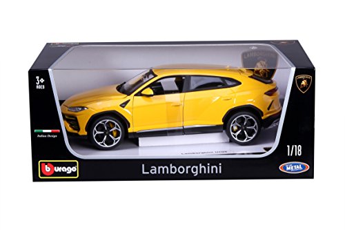 Bburago Lamborghini Urus en Escala 1:20 en Color Amarillo (18-11042Y)