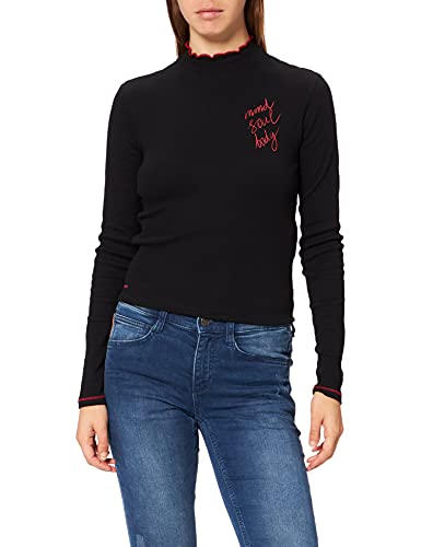 Desigual TS_artemisa Gentileschi Camiseta, Negro, L para Mujer