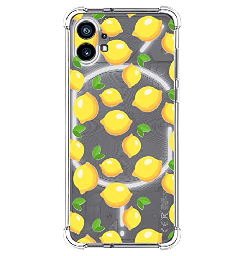 Tumundosmartphone Funda Silicona Antigolpes para Nothing Phone 1 diseño Limones Dibujos