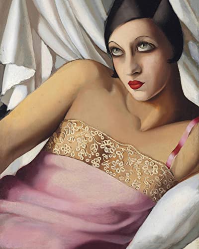 Lienzo calidad museo, poster o lamina para enmarcar, 06, Tamara de Lempicka - 100 x 70 cm (A0) (XL), POSTER PROFESIONAL