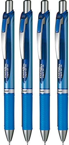 Pentel BLN75 levadura Energel XM Click 0,5 azul