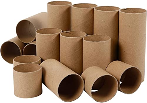 Creative 233321 - Tubo de cartón (4,7 cm + 9,3 cm + 14 cm de longitud, 5 cm de diámetro, 1 mm de grosor, 60 unidades)
