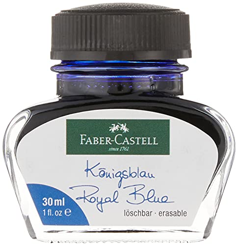 Faber-Castell - Vaso de tinta, color azul cobalto Tintenglas 30 ml