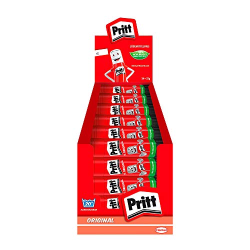Pantalla Pritt PKS22 pluma de cartón con 24 pegamento original, se pega un 22 g