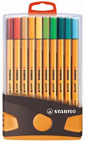 STABILO Fineliner 8820-031-05 point 88 Colorparade 20 colores surtidos con dispositivo para colgar