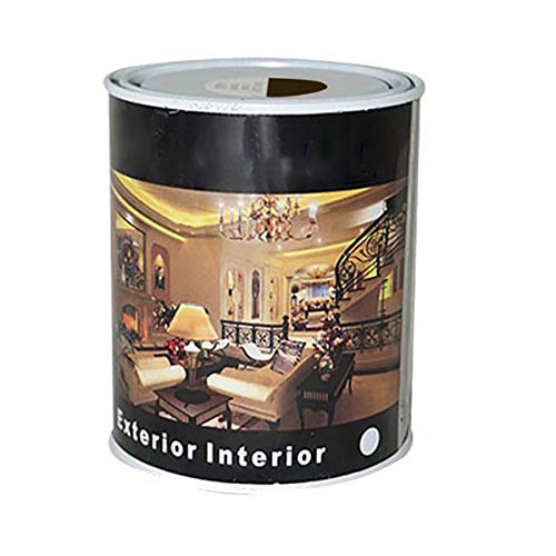 H HANSEL HOME Pintura Esmalte al Disolvente para Madera y Metal, Pintura Alquidica de Rápido Secado para Superfícies Interiores y Exteriores(Marron, 375 ML)