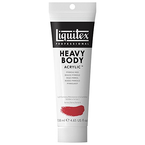 Liquitex Heavy Body - Tubo De Pintura Acrílica, 138 ml , Rojo Pirrol
