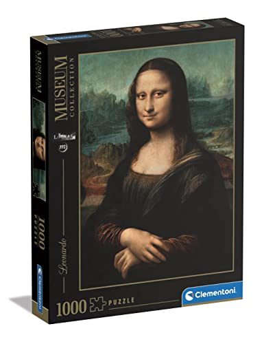 Clementoni Rompecabezas Puzzle 1000 Piezas Museos Leonardo: Mona Lisa, Color, 12+ (31413)