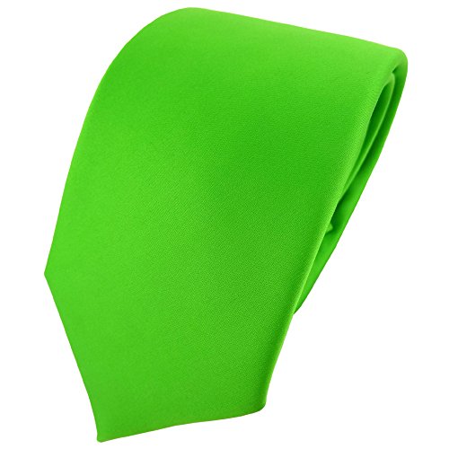 TigerTie - Corbata - verde veneno-verde verde fluorescente monocromo