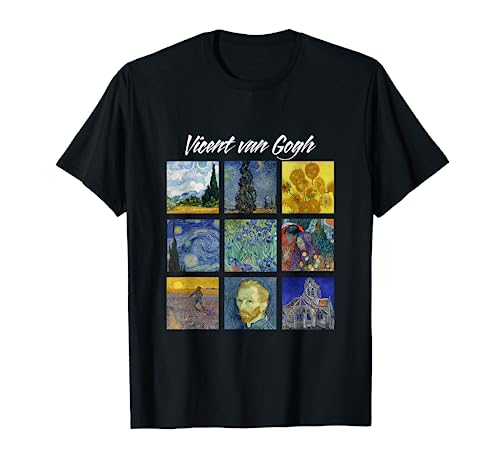 Vincent van Gogh | Cuadros Famosos Girasoles Noche Estrellada Camiseta