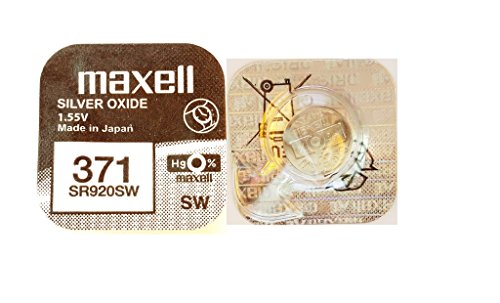 1 pila de óxido de plata 371 – SR920SW Maxell