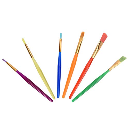TOPINCN - Bolígrafo para Colorear Fondant Pastel, Color Crema, para Colorear, para Colorear, Pincel De Decoración, Azúcar, Manualidades, Hornear, Herramienta Pequeña, 6 Unidades