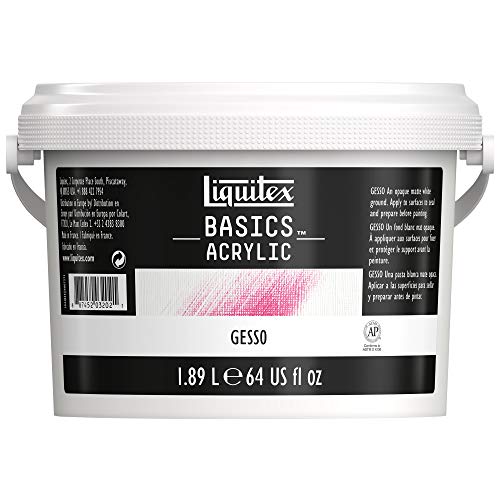 Liquitex Basics Aditivos - Gesso bote 1,89L para pintura acrílica