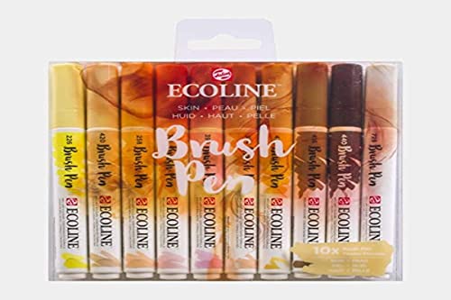 Ecoline Brush Pen Set of 10, Skin Colors (11509806)
