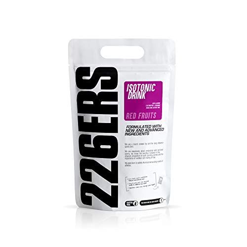 226ERS - Isotonic Drink, Bebida Isotónica para Deportistas, en Polvo, Hidratos de Carbono, Sales Minerales y Vitaminas, Ejercicios Intensos, Hidratación y Recuperación, Sabor Frutos Rojos, 1 kg