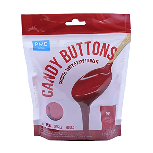 PME Candy Buttons Color Rojo 340 g
