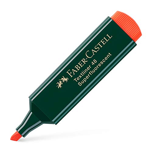 Faber-Castell 48-21 - Subrayador (1 unidad), color naranja