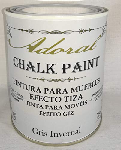 PINTURA CHALK PAINT GRIS INVERNAL 125ML.