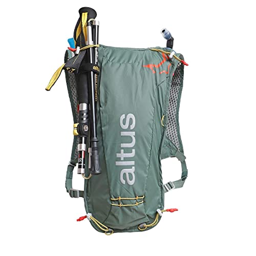 ALTUS PATH 8 | 8 Litros | Mochila de Trail Running | Hidratación | Senderismo | Ciclismo | Bolsillos malla elástica | Ligera | Cintas reflectantes | Adultos | Unisex | Para hombre y mujer