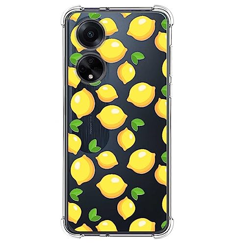 Tumundosmartphone Funda Silicona Antigolpes para OPPO A98 5G diseño Limones Dibujos