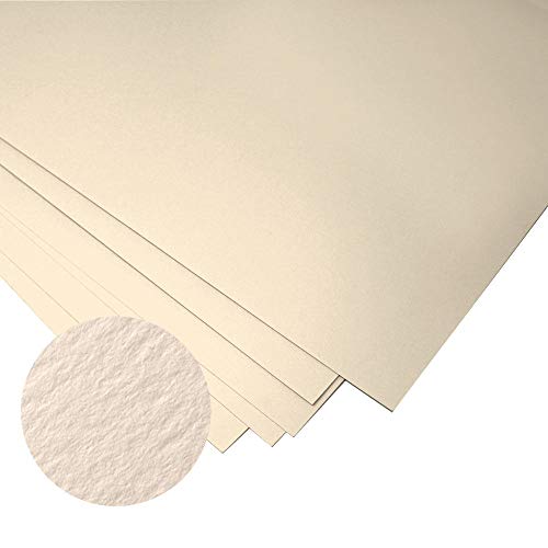 Papel Fabriano Unica (crema) para el grabado - 250gsm - 10 hojas de 50 x 70 cm papel