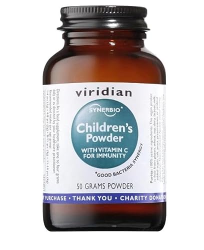 Viridian Synerbio Niños en Polvo con Vitamina C para Mejorar el Sistema Inmune - 50 gr