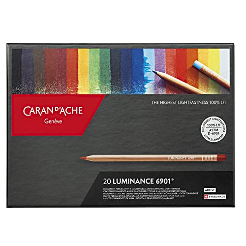 Caran d 'Ache d-Ache luminancia 6901 lápices de colores
