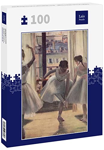 Lais Puzzle Edgar Germain Hilaire Degas - Tres Bailarinas en una Sala de Ejercicios 100 Piezas