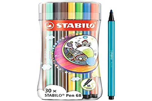 STABILO Pen 68 Sleeve pack 30 colores