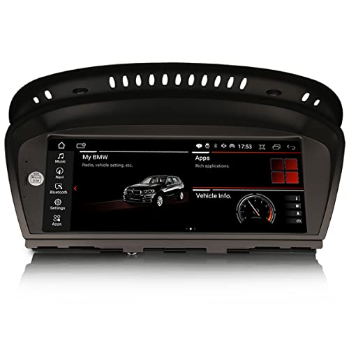 Erisin 8-núcleos 8.8 Pulgadas Android 11 Radio de Coche Estéreo Navegación GPS de Automóvil for BMW Serie 3 E90 E91 E92 E93 Serie 5 E60 E61 Serie 6 E63 E64 CCC IPS CarPlay Bluetooth WiFi RDS 4GB+64GB