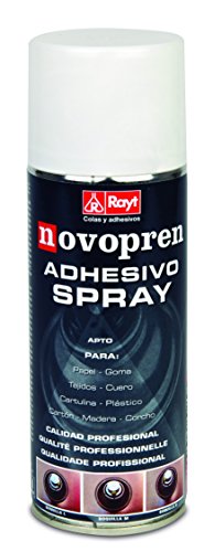 Rayt 1635-61 Novopren Adhesivo en Spray para fijación de múltiples materiales. Limpio, rápido y fácil de usar, 400ml