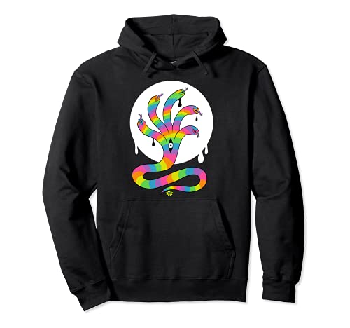 Psicodélico Abstracto Arte Desnudo Hippie Trippy Regalo Sudadera con Capucha