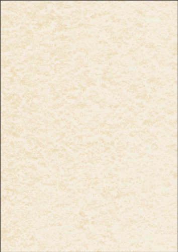 SIGEL DP655 Papel de cartas, 21 x 29,7 cm, 200g/m², textura enlucido, beige, 50 hojas