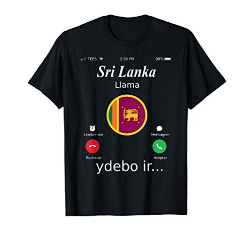 Sri Lanka Llama Ydebo Ir…camiseta Sri Lanka Camiseta