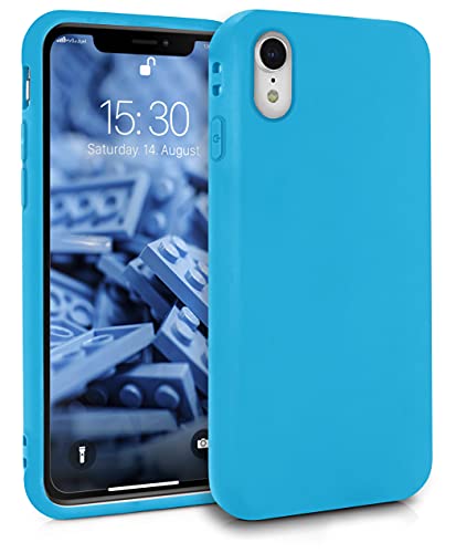 MyGadget Funda para Apple iPhone XR en Silicona TPU - Carcasa Slim & Flexible - Case Resistente Antigolpes y Anti choques - Ultra Protectora - Azul Claro