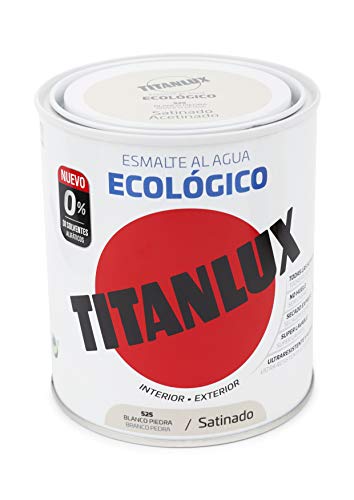 TITANLUX 01T052534 Esmalte, Blanco Piedra, 750 ml