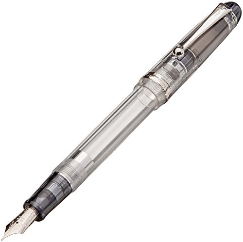 Pilot pluma estilográfica personalizado 74, f-nib, transparente cuerpo (fkk-1mr-nc-f)