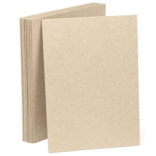 Cartón rígido compacto 2,5 mm, 1600 g/m², DIN A5 14,8x21 cm, Cartón duro Prensado, para Encuadernar, Scrapbook, manualidades. Pack 10 Láminas (148x210 mm (A5))