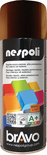 Nespoli Pintura en Spray, Color Marrón Chocolate, 400 ml, Acabado Profesional