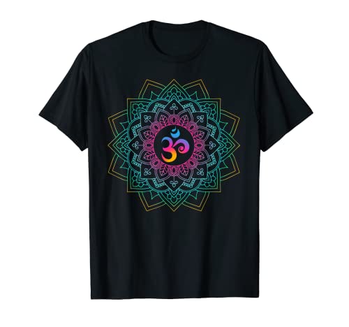 Om Meditations Mandalas Yoga Unisex Camiseta