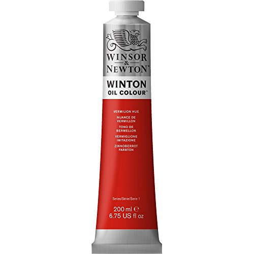 Winsor & Newton Winton - Tubo de Pintura al Óleo, 200 ML, Rojo (Bermellón)