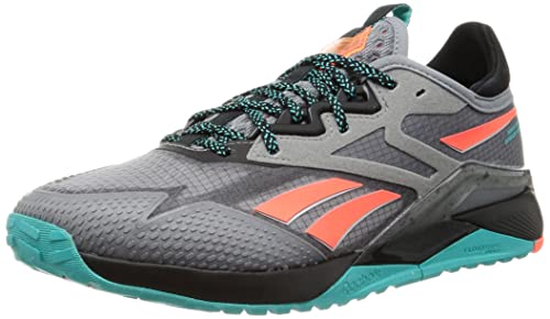 Reebok Nano X2 TR Adventure, Sneakers Hombre, Multicolor (Gris/Negro/Verde Azulado), 45 EU