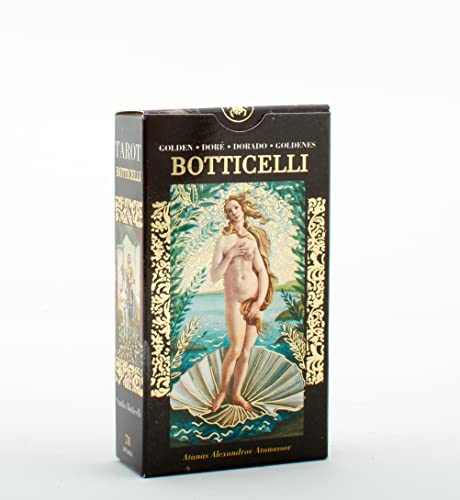 Tarot Dore de Botticelli - 78 tarjetas de Tarot en hoja de oro, multicolor