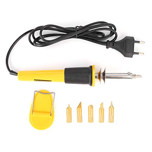 Kit de bolígrafo de pirograbado para quemar madera Bolígrafo de pirograbado de cuero Artesanía en madera Estufa de leña eléctrica Herramienta de cuero Enchufe de la UE 220V 40W para tallar Soldadura G