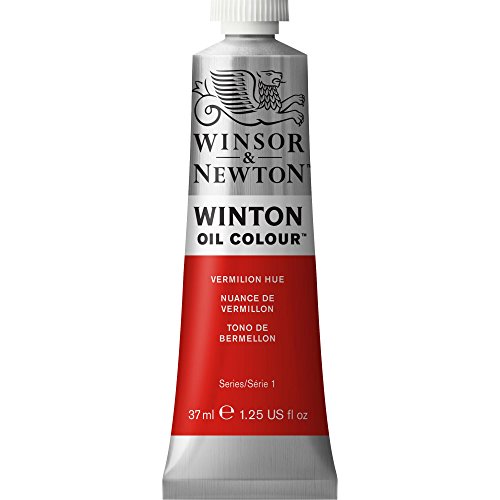 Winsor & Newton Winton - Tubo De Pintura Al Óleo, 37 ml, Bermellon