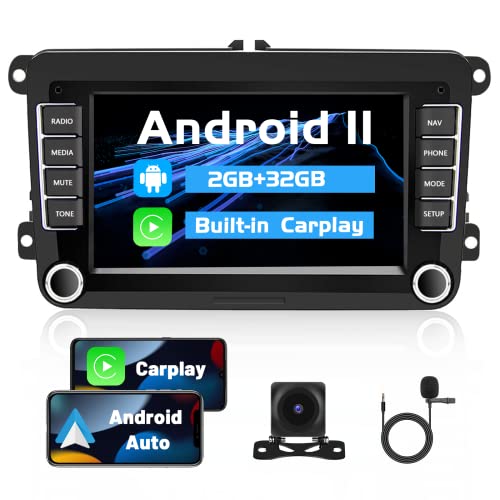 [2+32G] Android 11 Radio Coche 2 DIN para VW Hikity 7