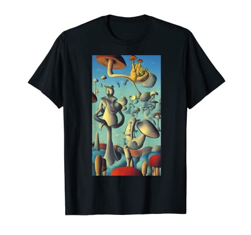 Figura de seta psicodélico de pintura surrealista digital Dream Camiseta