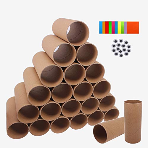 ZMCYN,Juego de 40 tubos de cartón para rollo de papel para manualidades, utilizados para manualidades, manualidades (1.6x3.9 pulgadas)