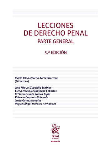 Lecciones De Derecho Penal Parte General 5.ª Edición 2021 (Manuales de Derecho Penal)